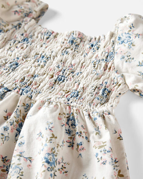 Toddler Floral-Print Dress Made with Organic Cotton