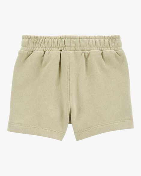  Product image 2 of Baby Pull-On French Terry Shorts - Tan