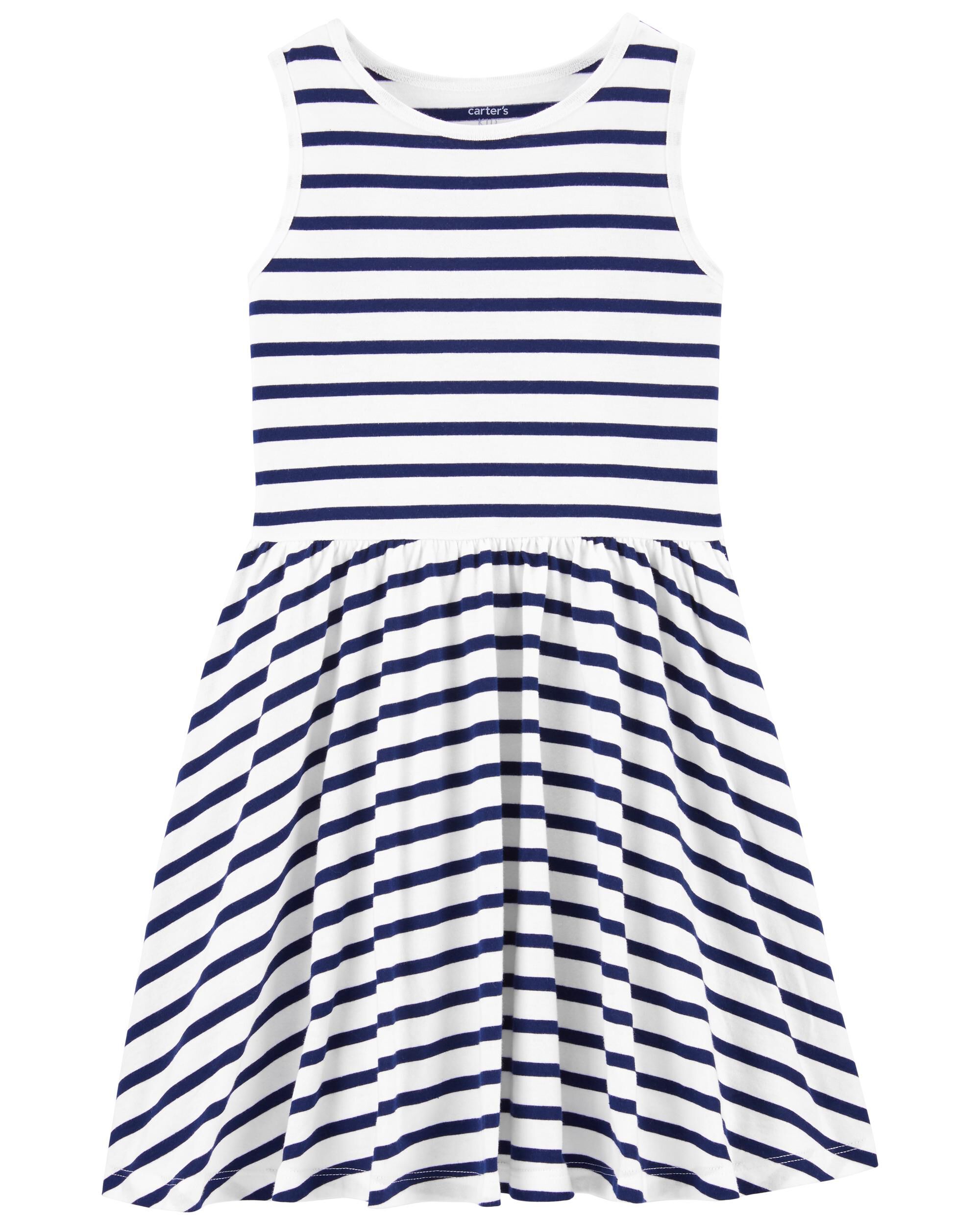 carters navy blue dress
