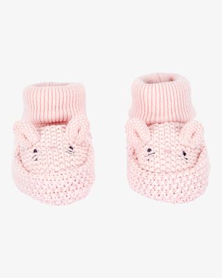 Product image 1 of Baby Bunny Crochet Booties - Pink