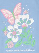Blue - Toddler 2-Piece Butterfly 100% Snug Fit Cotton Pajamas, Selected