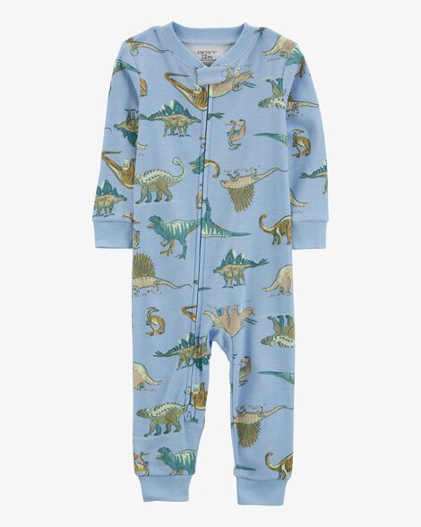  Product image 1 of Toddler 1-Piece Dino 100% Snug Fit Cotton Footless Pajamas