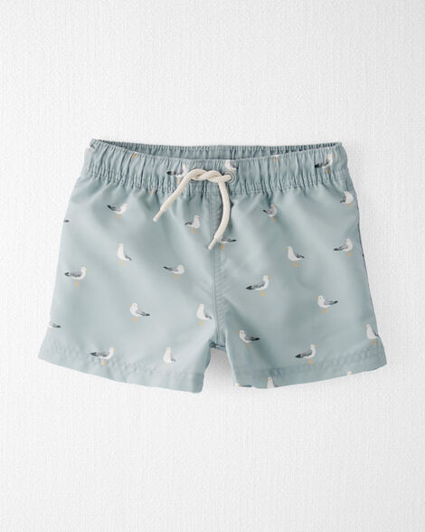 Product image 1 of Toddler Boy Recycled Seagull-Print Swim Trunks