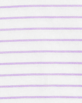 Product image 2 of Kid Striped Short-Sleeve Fashion Top - Purple