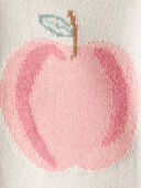 Ivory - Toddler Girl Apple Long-Sleeve Sweater - Ivory, Selected