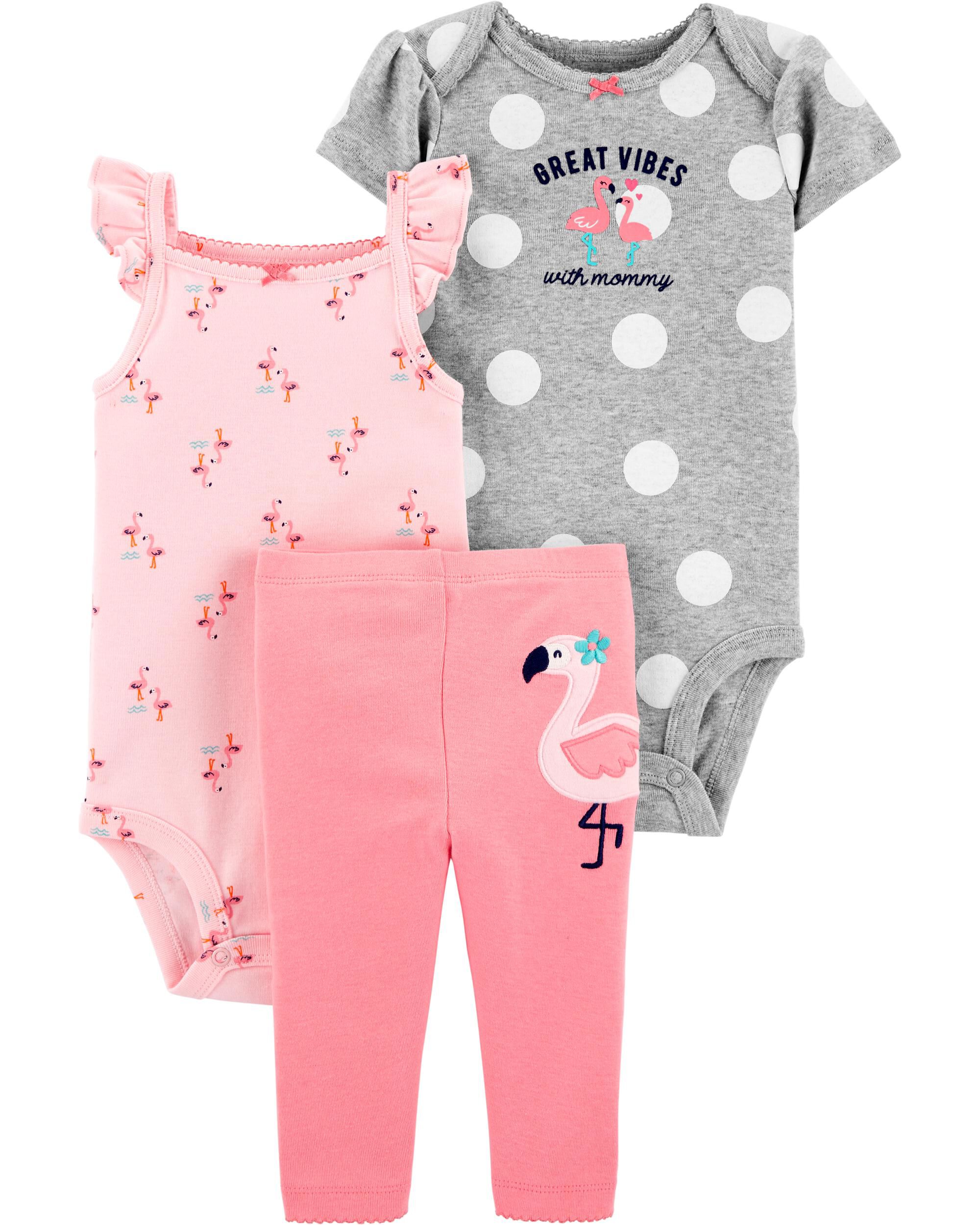 3-Piece Flamingo Little Character Set 