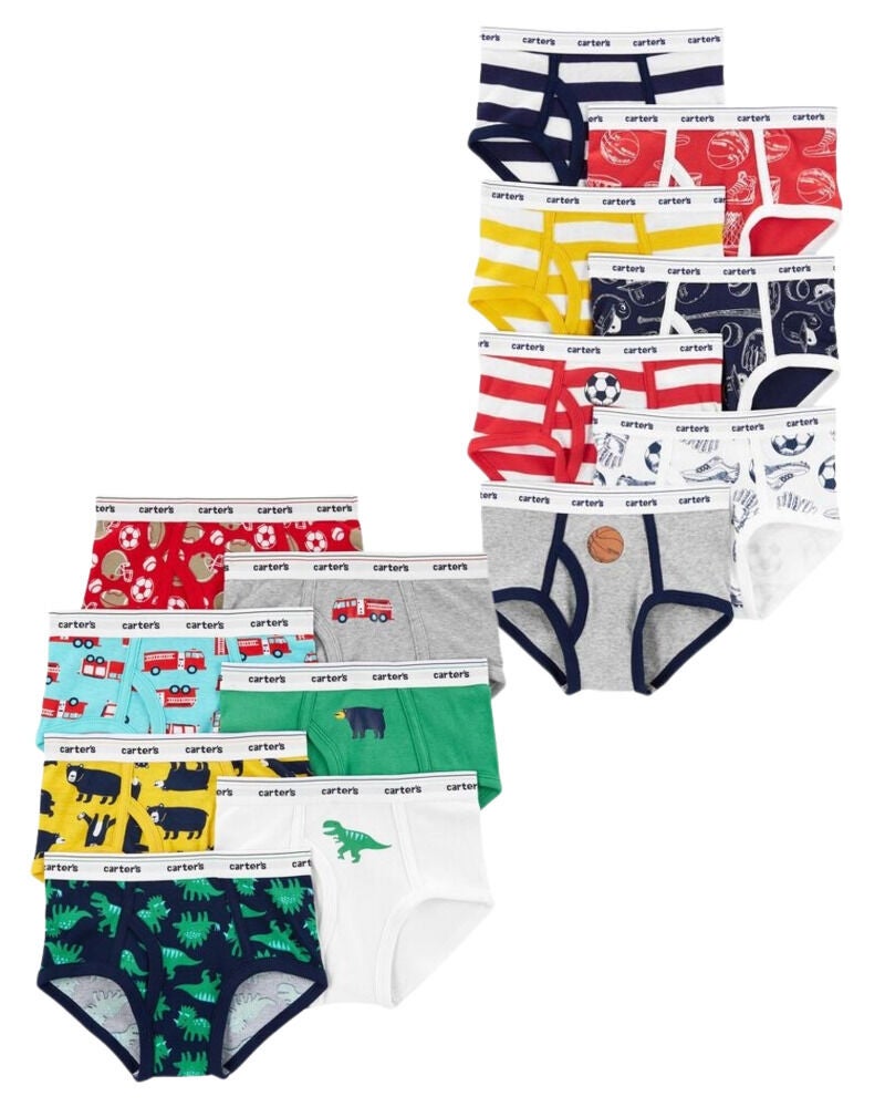 Kid 14 Pack Cotton Briefs Underwear Carter s