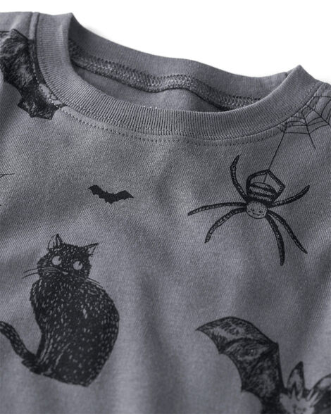 Product image 2 of Toddler Organic Cotton Pajamas in Spooky Creatures Print