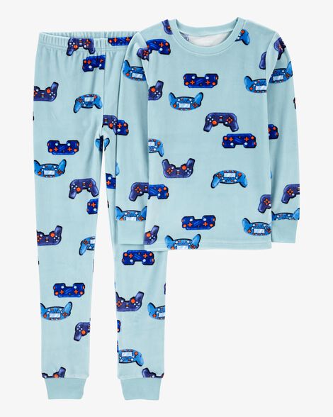  Product image 1 of Kid 2-Piece Fuzzy Velboa Video Game Pajamas
