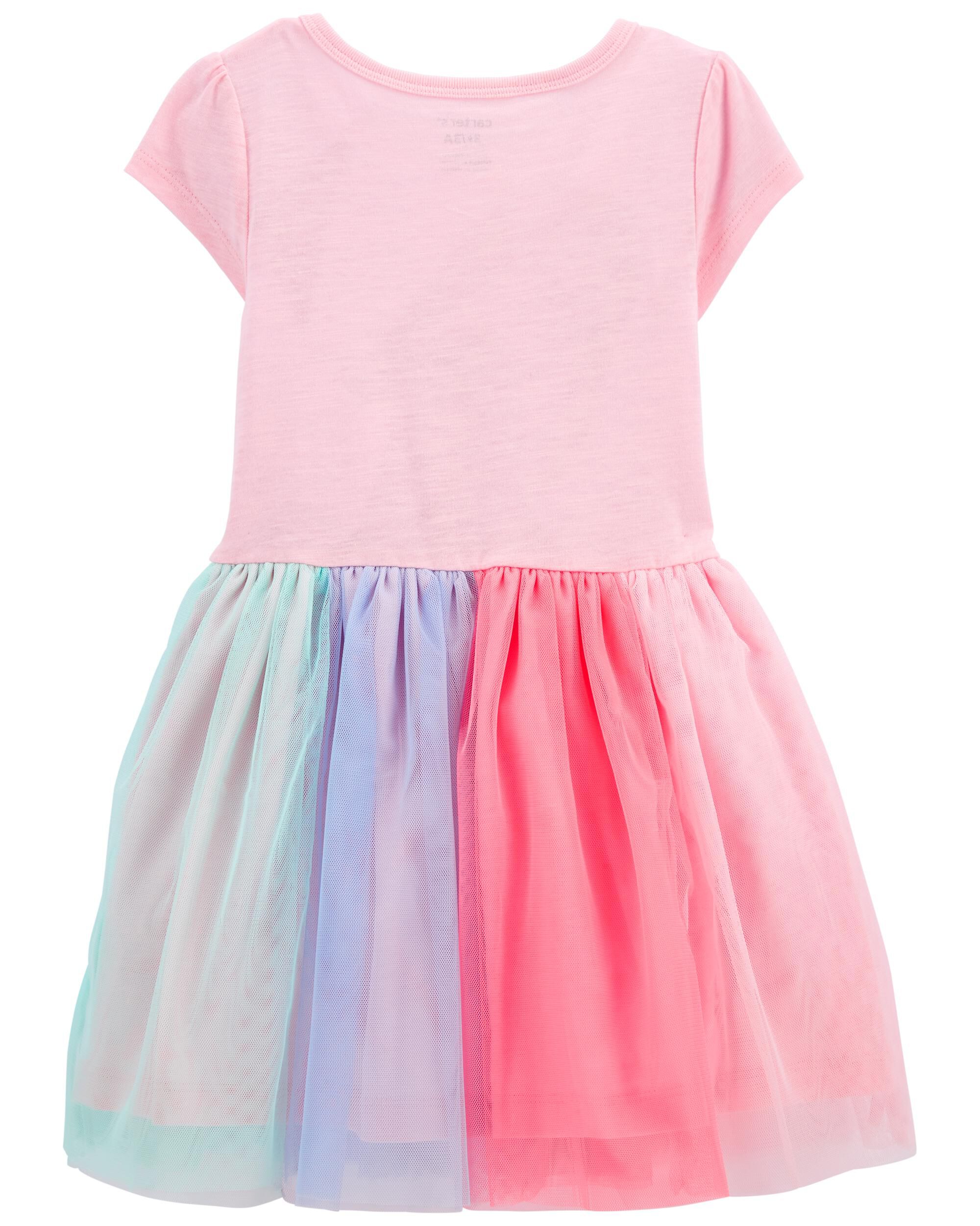 carter's star holiday skirt dress