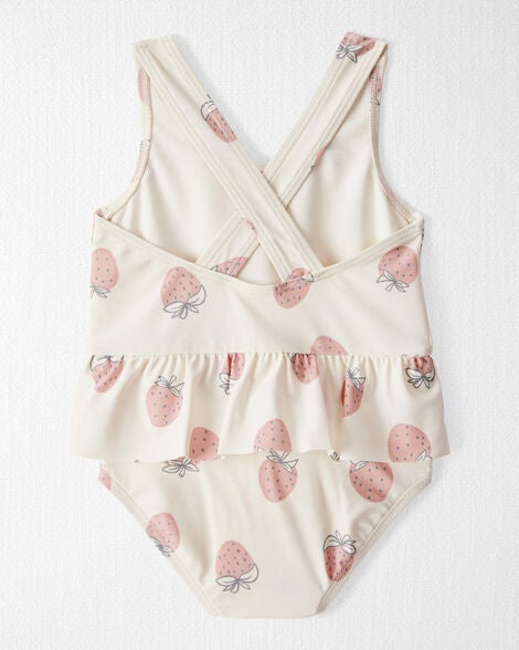  Product image 2 of Baby Recycled Strawberry-Print Swimsuit