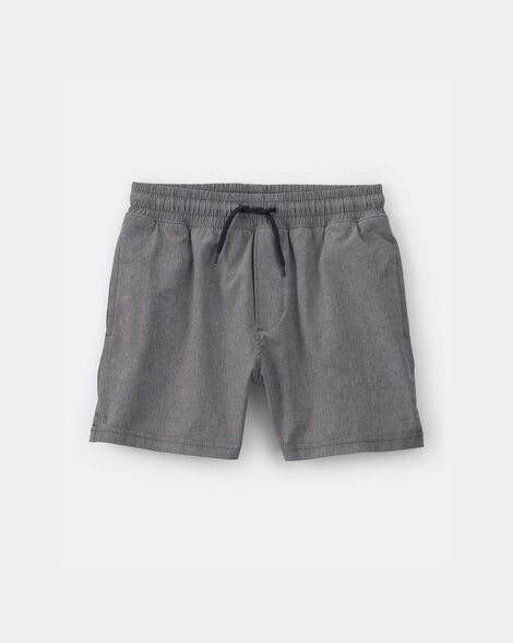 Boys Pull-On Active Shorts - Grey
