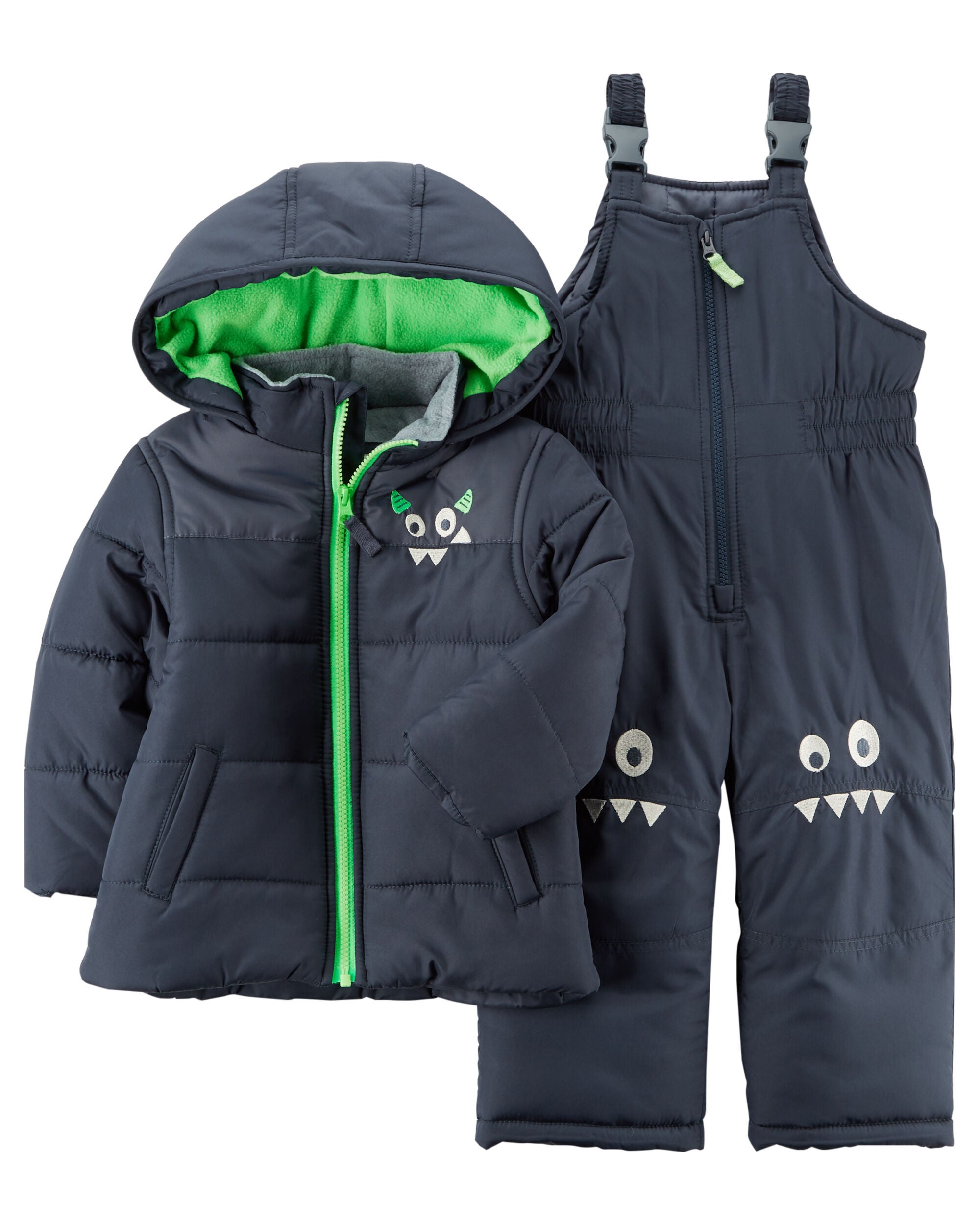 carters one piece snow suit