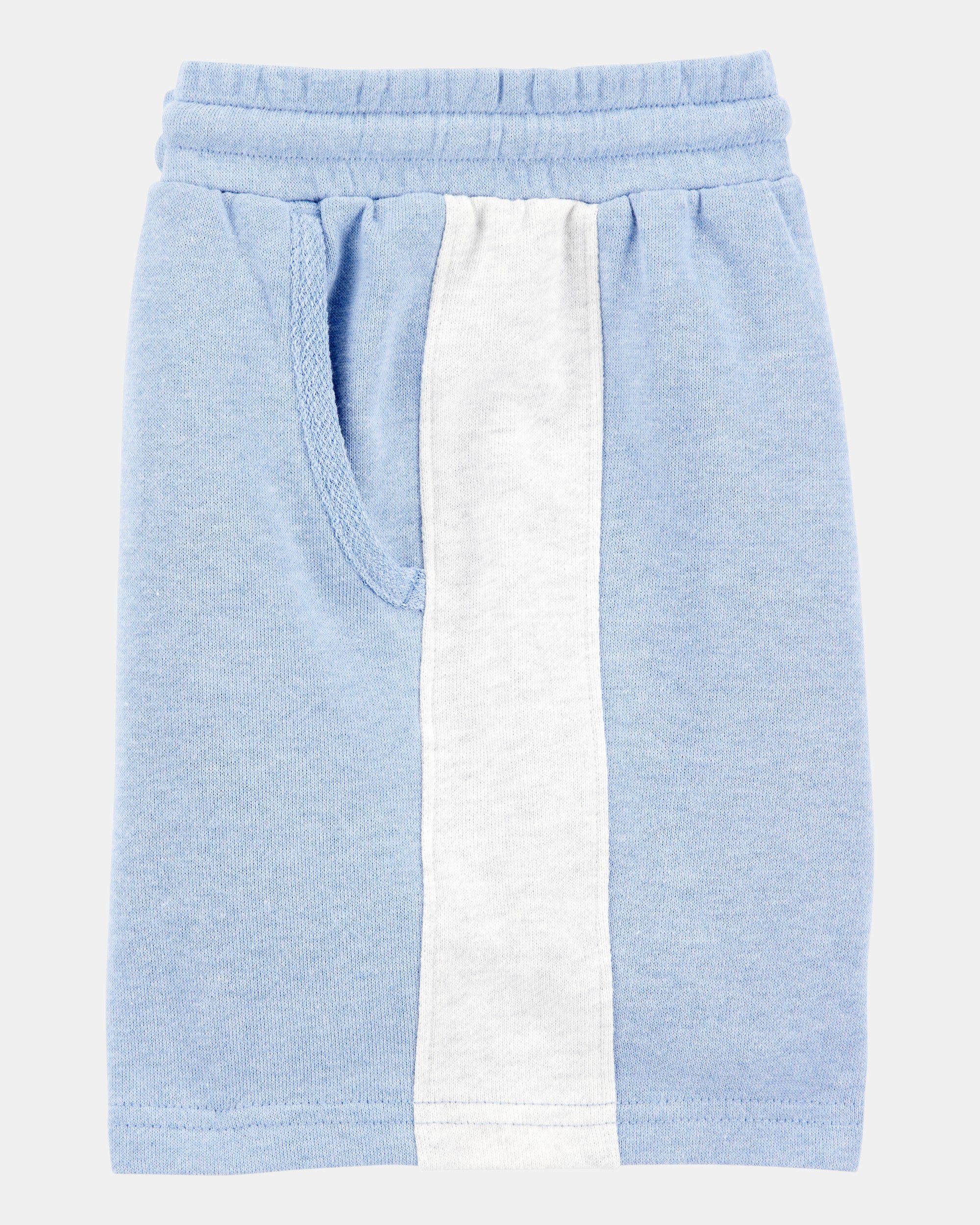 Kid Pull-On French Terry Shorts - Blue