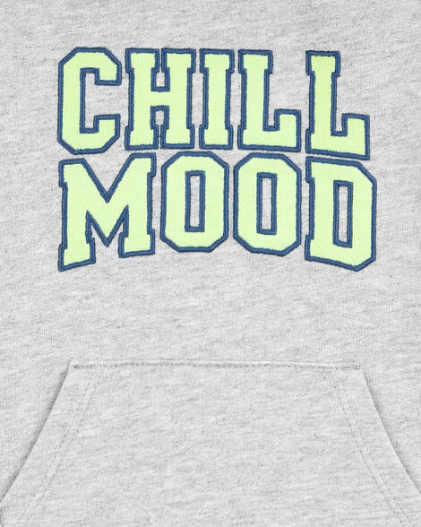 Product image 2 of Baby "Chill Mood" Hooded Romper -Grey