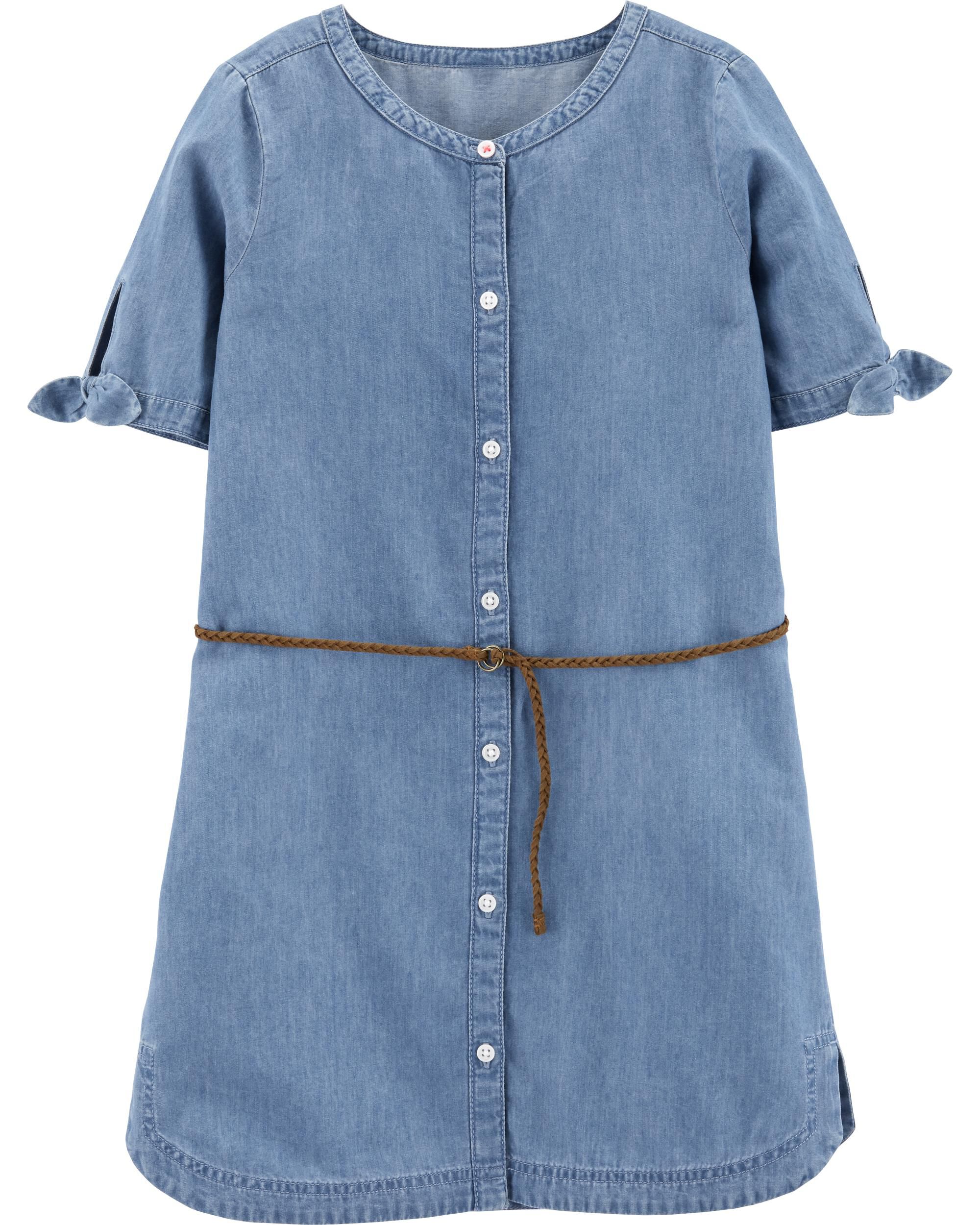 carters denim dress