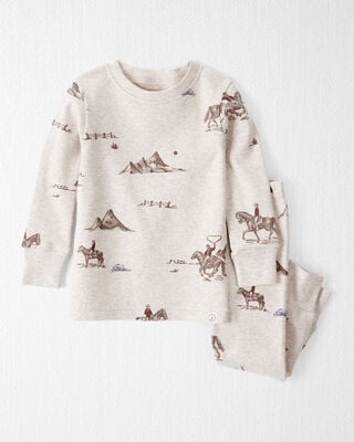 Product image 1 of Baby Organic Cotton Pajamas in Western Rodeo Print