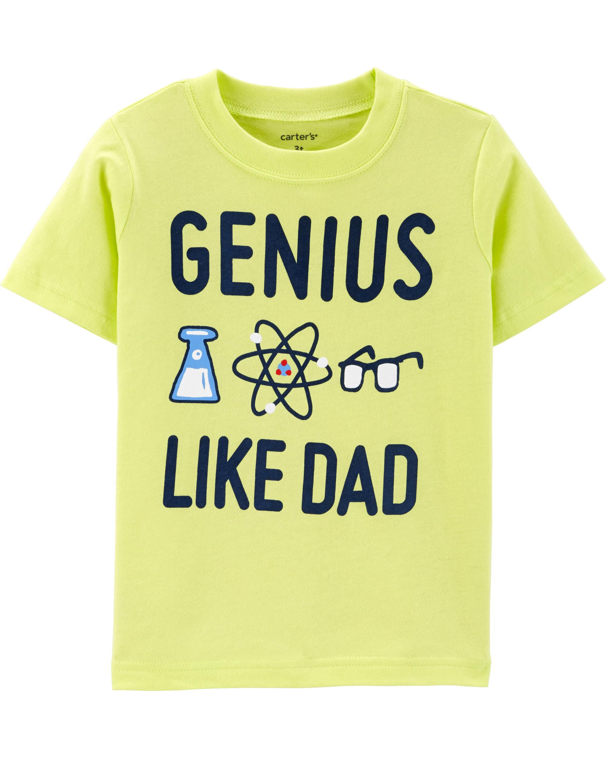 Carters Baby Girls Genius Jersey Tee