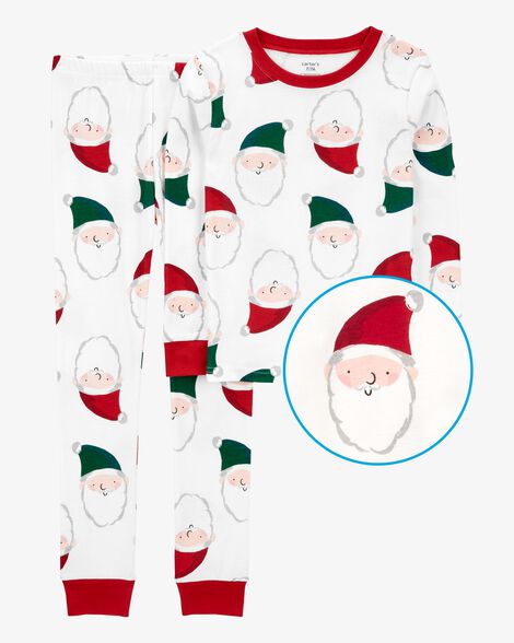  Product image 2 of Kid 2-Piece Santa 100% Snug Fit Cotton Pajamas