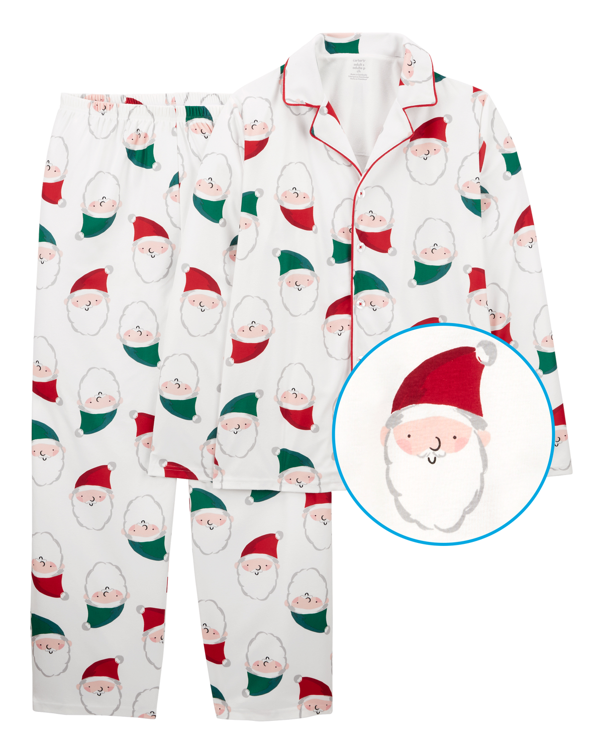Carters adult pajamas size chart on sale