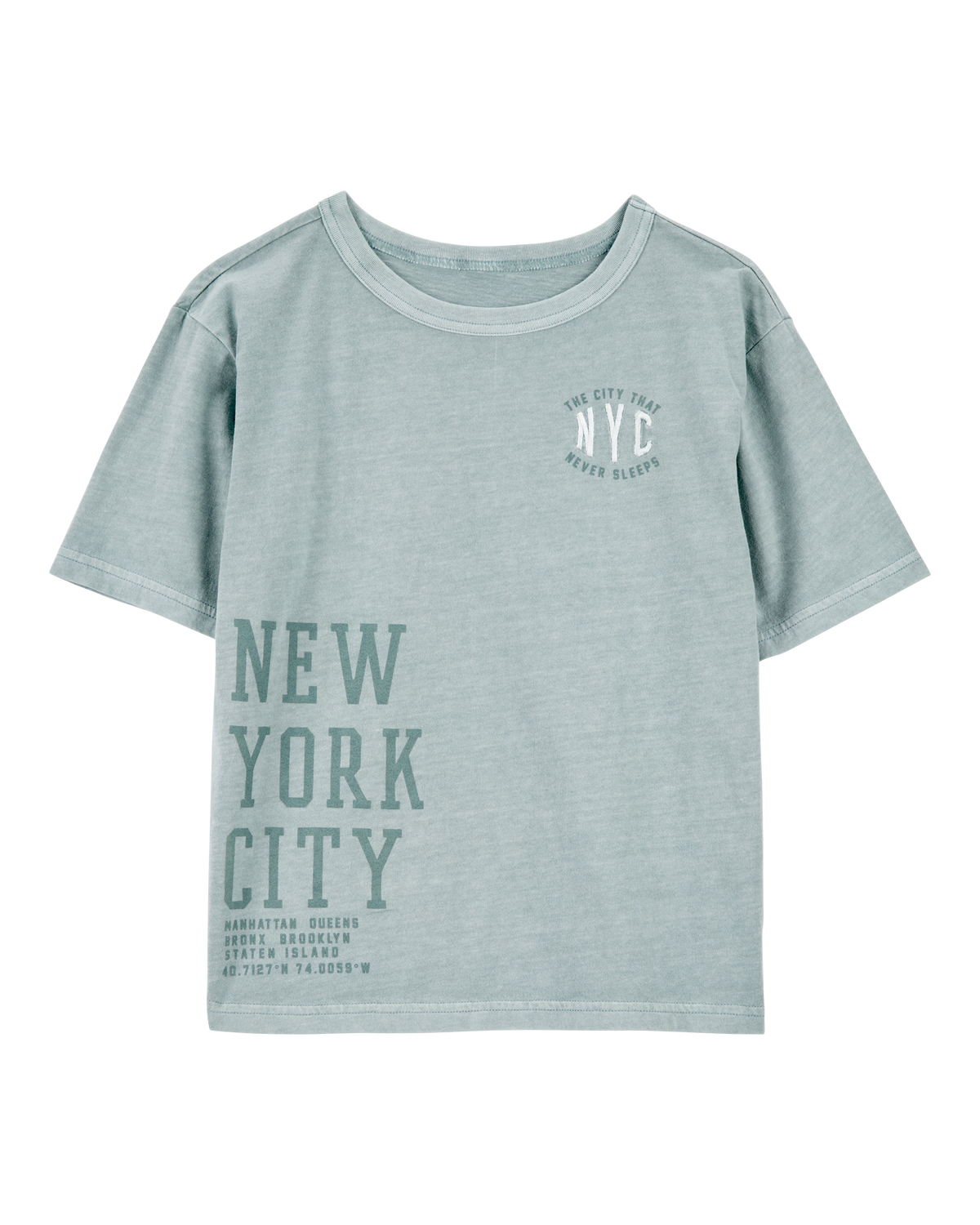 carter's Kid NYC Graphic Tee - Green