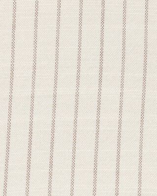 Product image 2 of Baby 2-Piece Striped Linen Look-alike Shirt & Pull-On Pant Set - Ivory/Brown