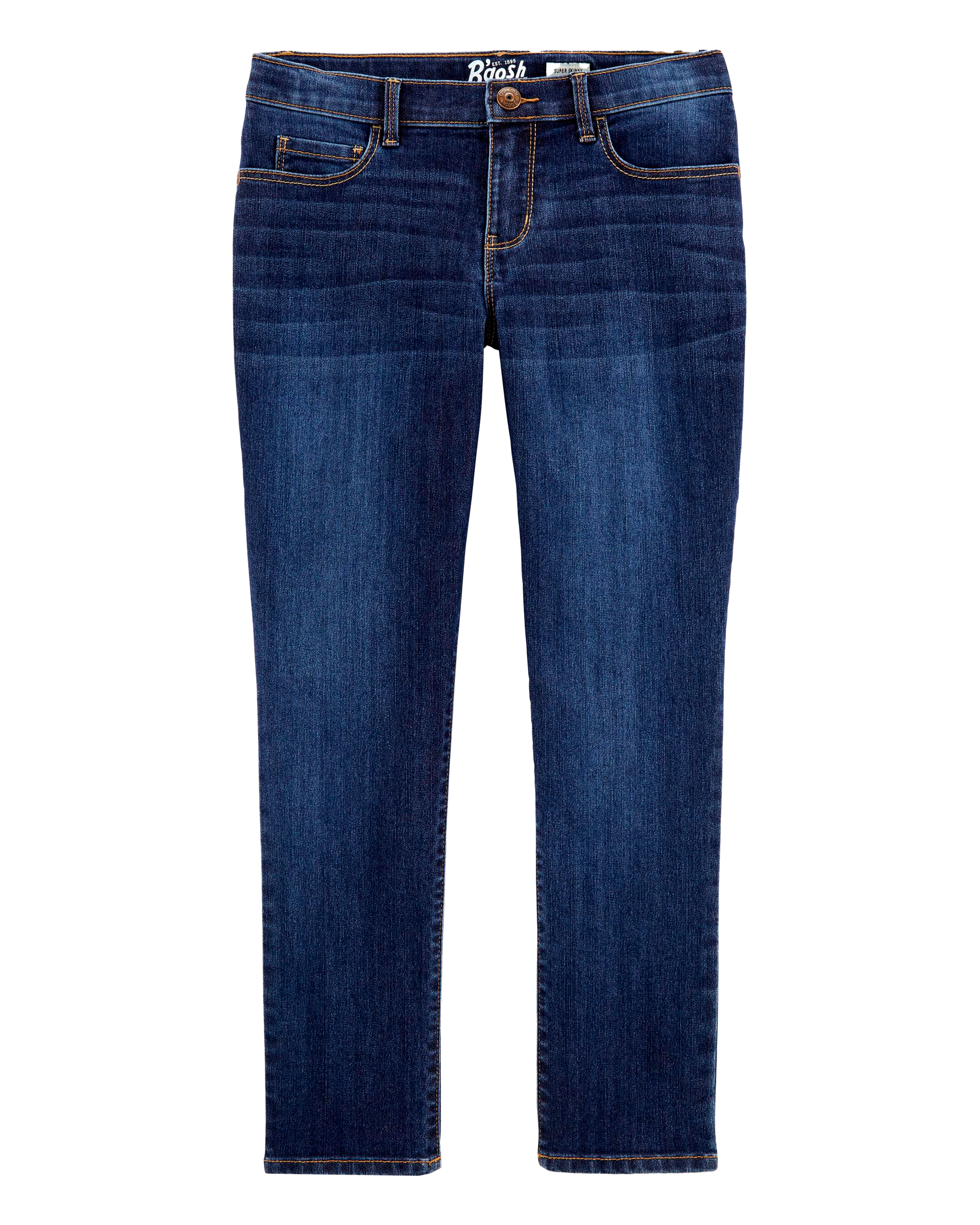Kid Dark Wash Plus-Fit Skinny-Leg Jeans