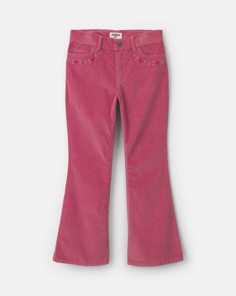 OshKosh B'gosh Girls Corduroy Flare Pants 10 Pink
