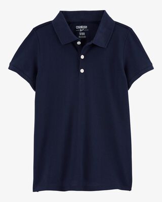 Product image 1 of Kid Pique Cotton Uniform Polo