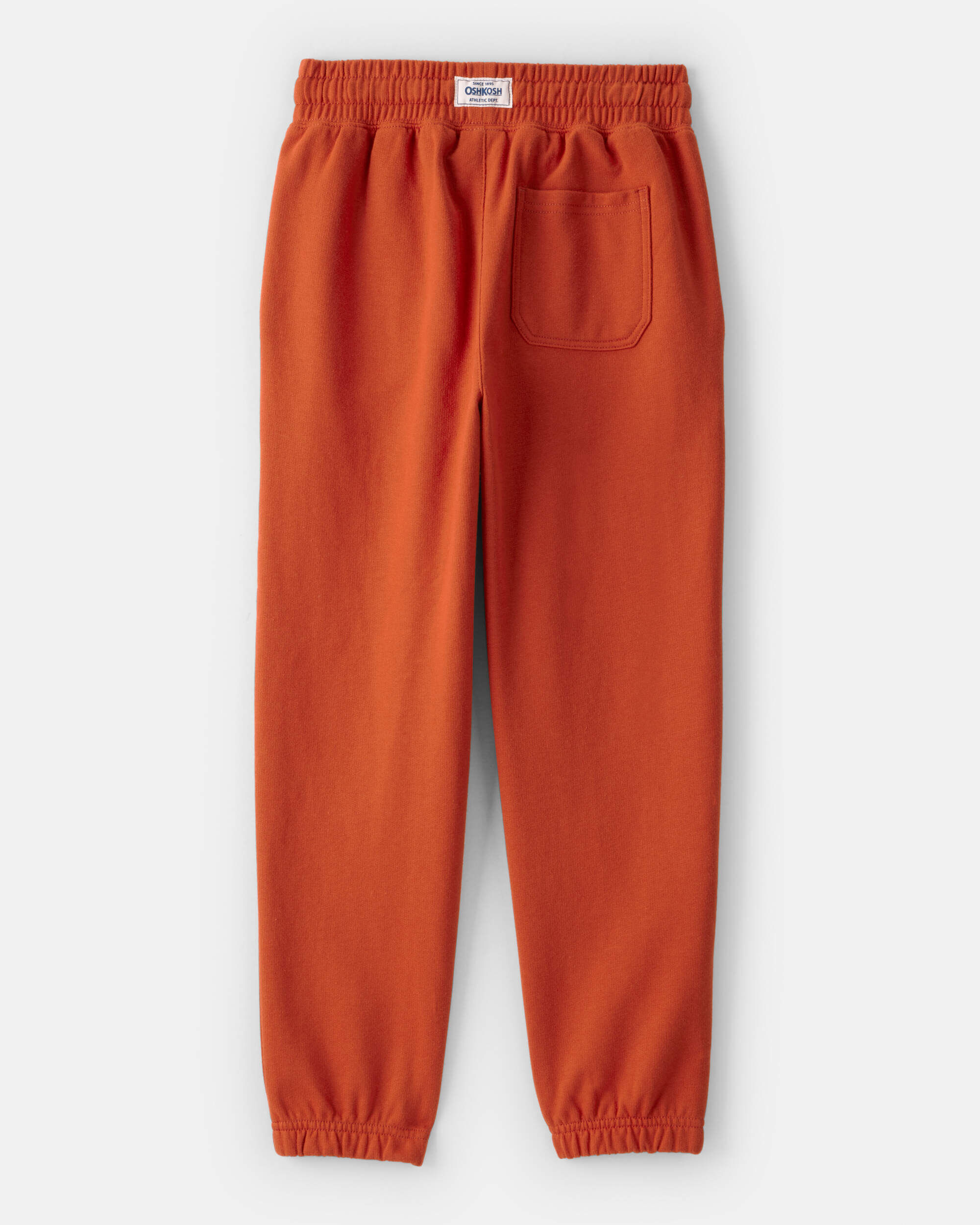 Boys DayDream Fleece Active Drawstring Joggers - Orange