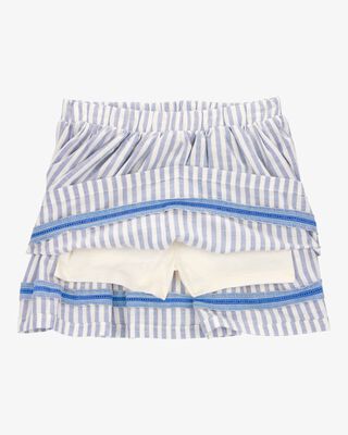 Product image 2 of Toddler Striped Linen Look-alike Pull-On Skort