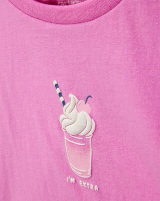 Product image 2 of Kid Milkshake Short-Sleeve Graphic Tee - Purple