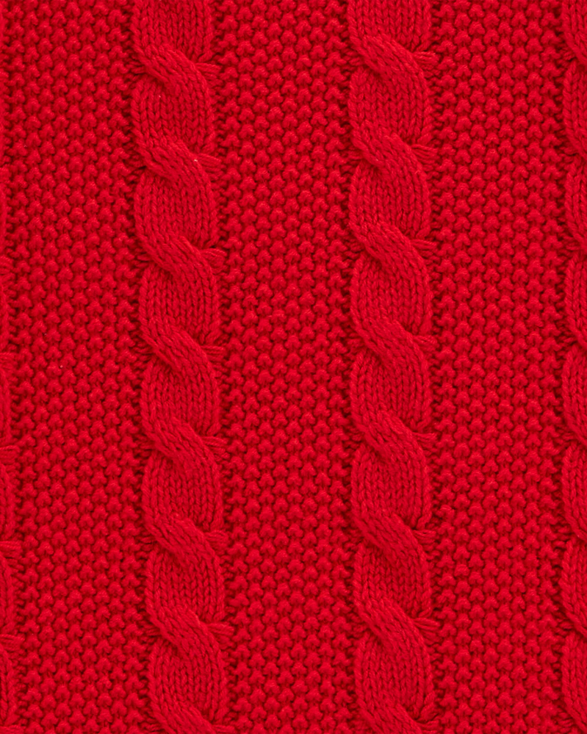 carters red sweater dress