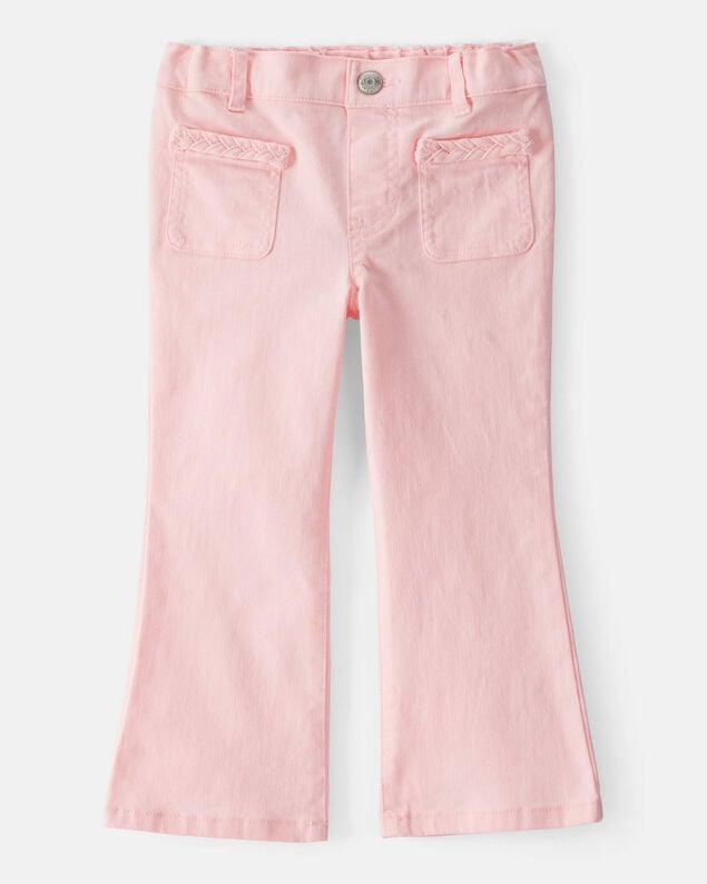 Product image 1 of Toddler Girl Cotton Flare Pants - Pink