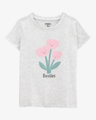 Product image 1 of Toddler Besties Short-Sleeve Graphic Tee - Grey