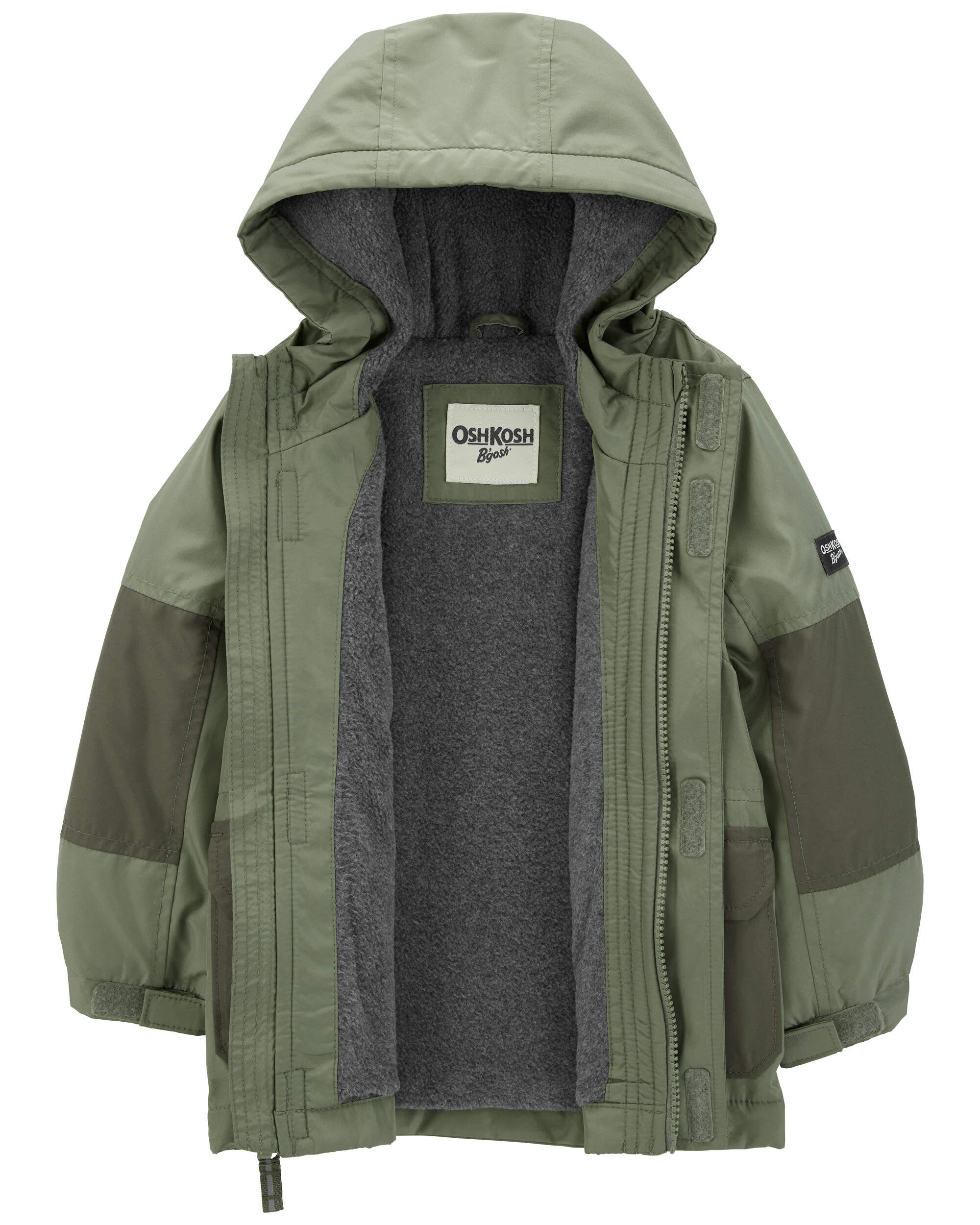 Toddler Fleece-Lined Midweight Utility Jacket - OshKosh B