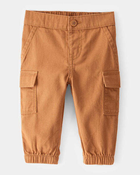  Product image 1 of Baby Utility Twill Cargo Pants - Brown