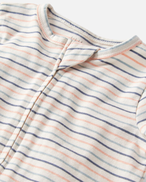 Product image 2 of Baby 2-Pack Organic Cotton 2-Way Zip Rompers