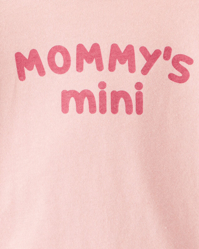 Product image 2 of Baby Girl Cotton Long-Sleeve Graphic Bodysuit - Pink
