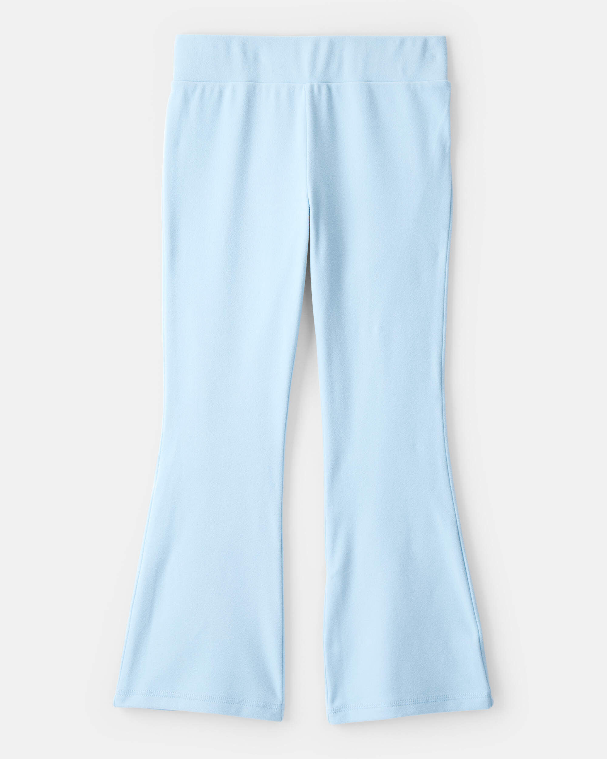 Girls Microfleece Flare Pants - Blue