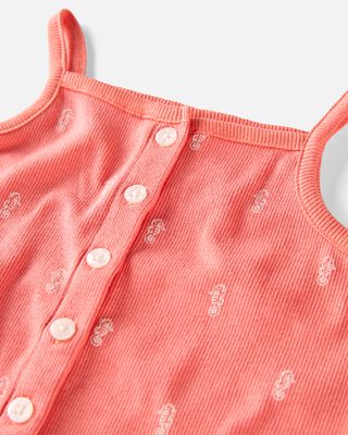 Product image 2 of Toddler Organic Cotton Knit Romper in Seahorse Print
