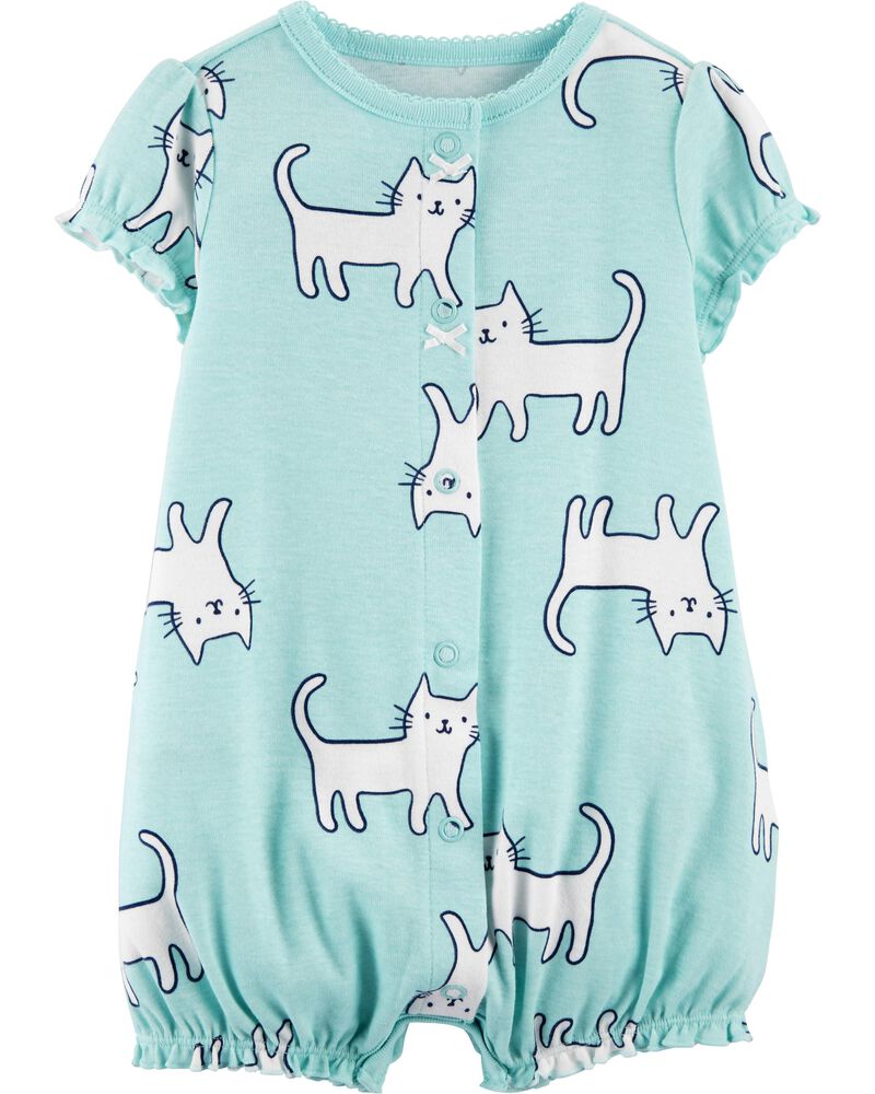 Cat Snap Up Romper Carters Com