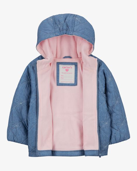  Product image 2 of Toddler Quilted Chambray Mid-Weight Jacket