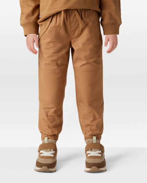 Toddler Boy  Cotton Everyday Pull-On Jogger - Khaki