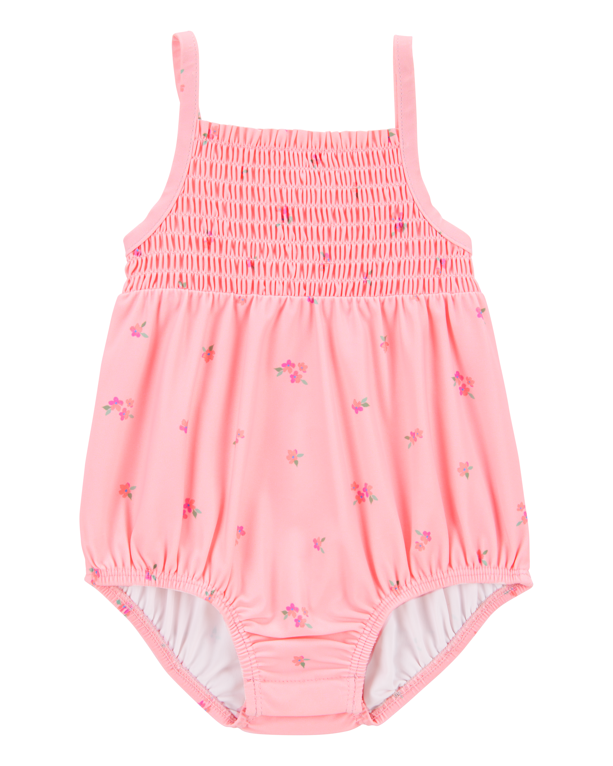 Baby 1-Piece Floral Swimsuit - Pink