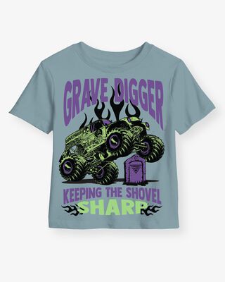 Product image 1 of Kid Monster Jam™ Grave Digger Short-Sleeve Graphic Tee - Blue