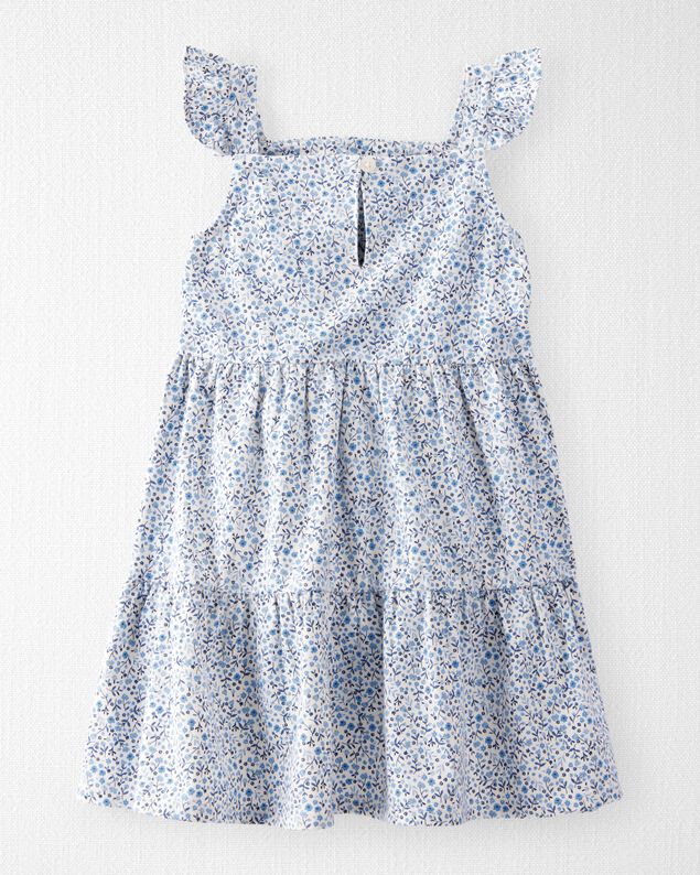 Product image 2 of Toddler Organic Cotton Dress in Meadow Bloom Print