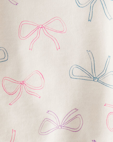 Baby 3-Piece Bow Print Little Pullover Set - Pink/Ivory