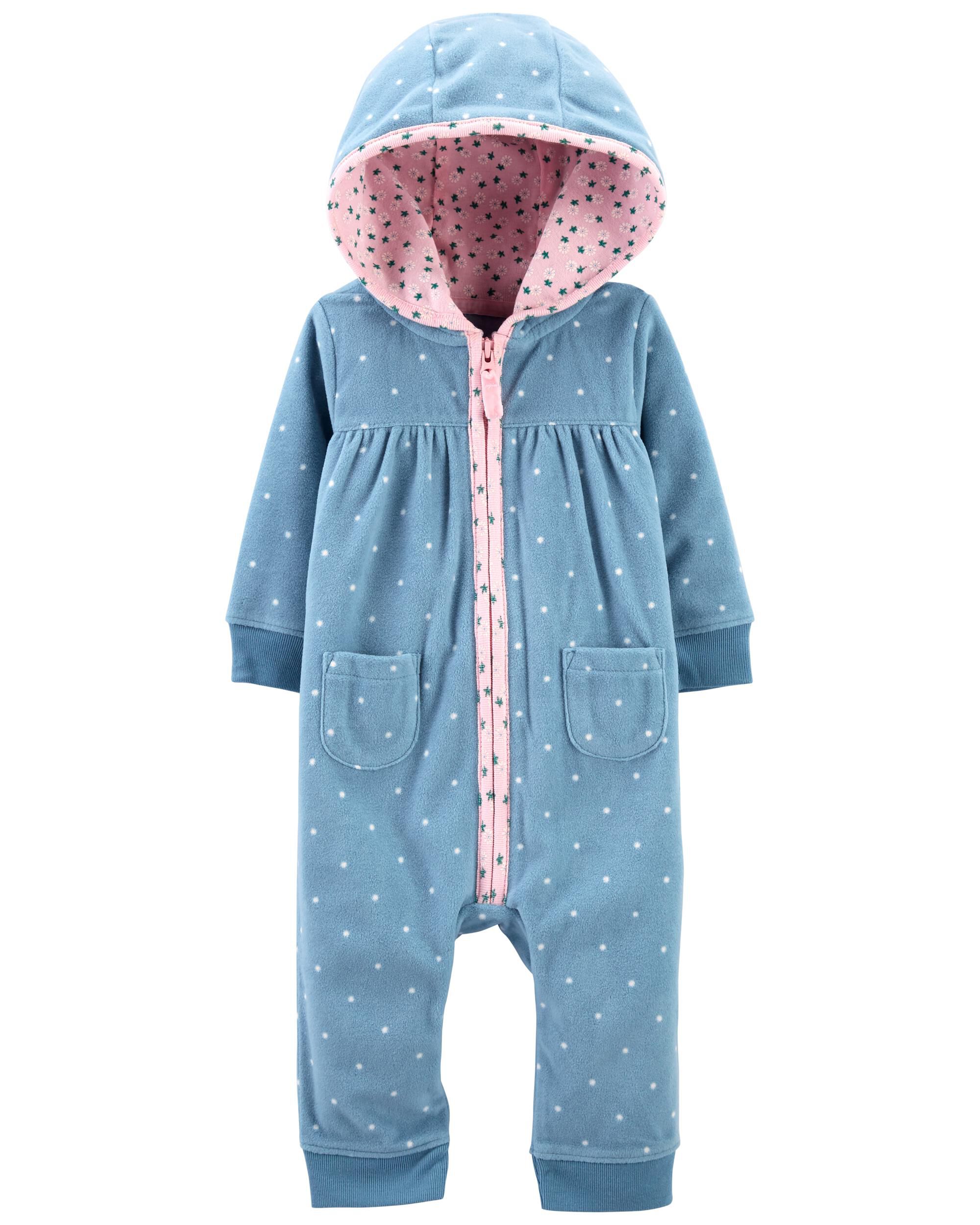 Fox Zip Up Fleece Jumpsuit Carter s Carter s