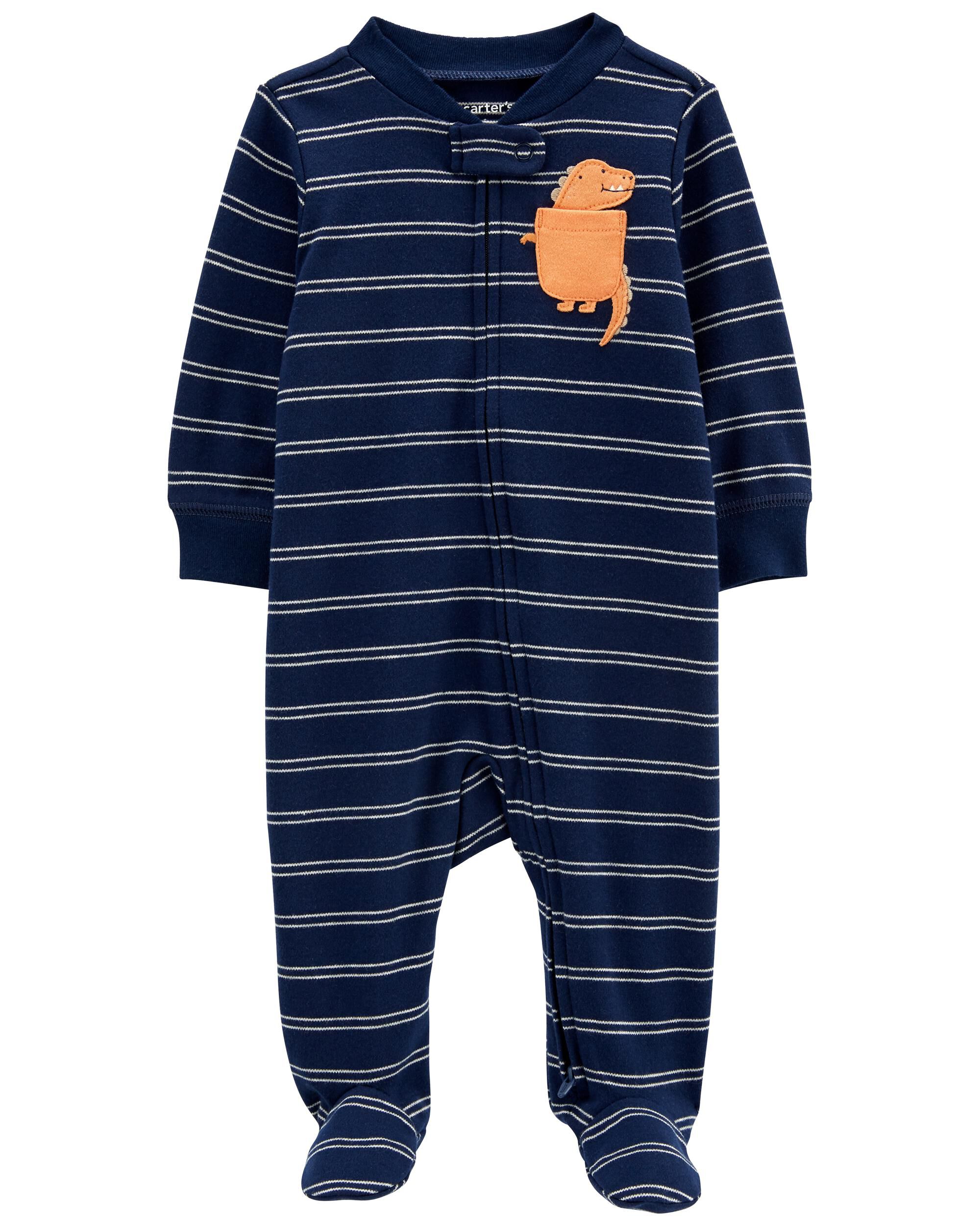 Baby Striped Snap Up Terry Sleep Play Pajamas Carter s Carter s